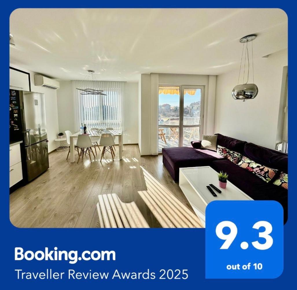 Briz Apartment; 2 Bdr; 6 Guests; Private Parking Varna Exterior foto